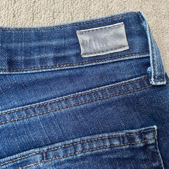 Paige Blue Skyline Straight Stretch Maternity Jeans Sz W28 L33 AU10 Made in USA - Picture 4 of 8